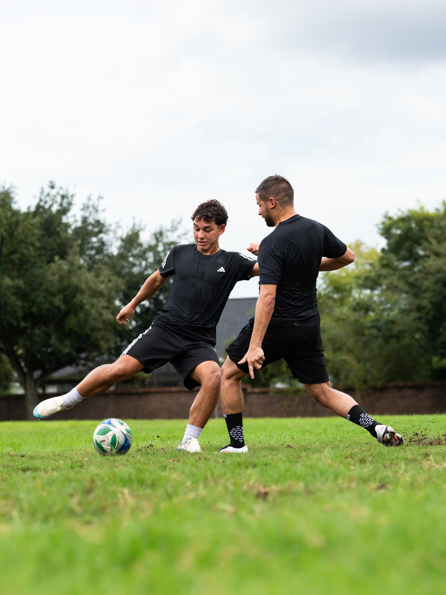 Mentor defending against a player at The Full Player